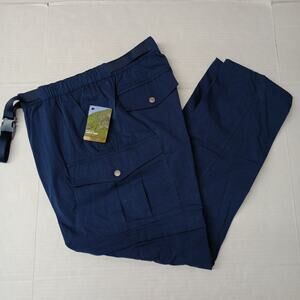 Ozark Trail Zip Off Convert Cargo Pants Mens Size 38x30 Blue